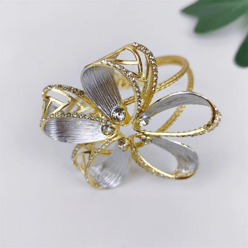 Dubai 18K Gold Plated Jewelry Set for Women - Necklace Earrings Bracelet Ring Bridal Wedding Gift