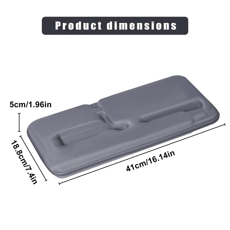 Hard Shell Travel Storage Bag for Hair Straightener, Compact & Protective
