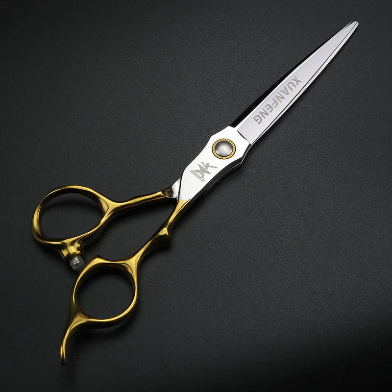 Professional Hair Scissors 6.5 Inch Thinning & Cutting Shears with Sharp Steel Blades