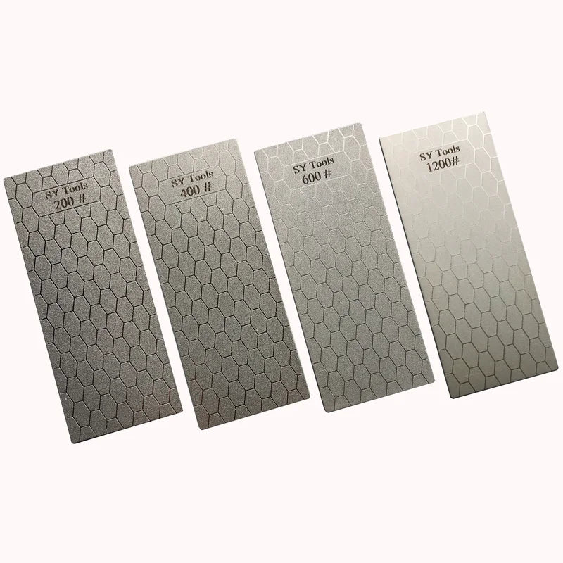 Diamond Honeycomb Pattern Knife Sharpening Stone Set - Fast & Precise Kitchen Tool