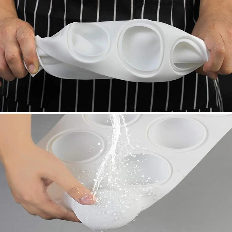3D Sphere Silicone Mold for Mousse Cake Baking Chocolate Truffles French Dessert