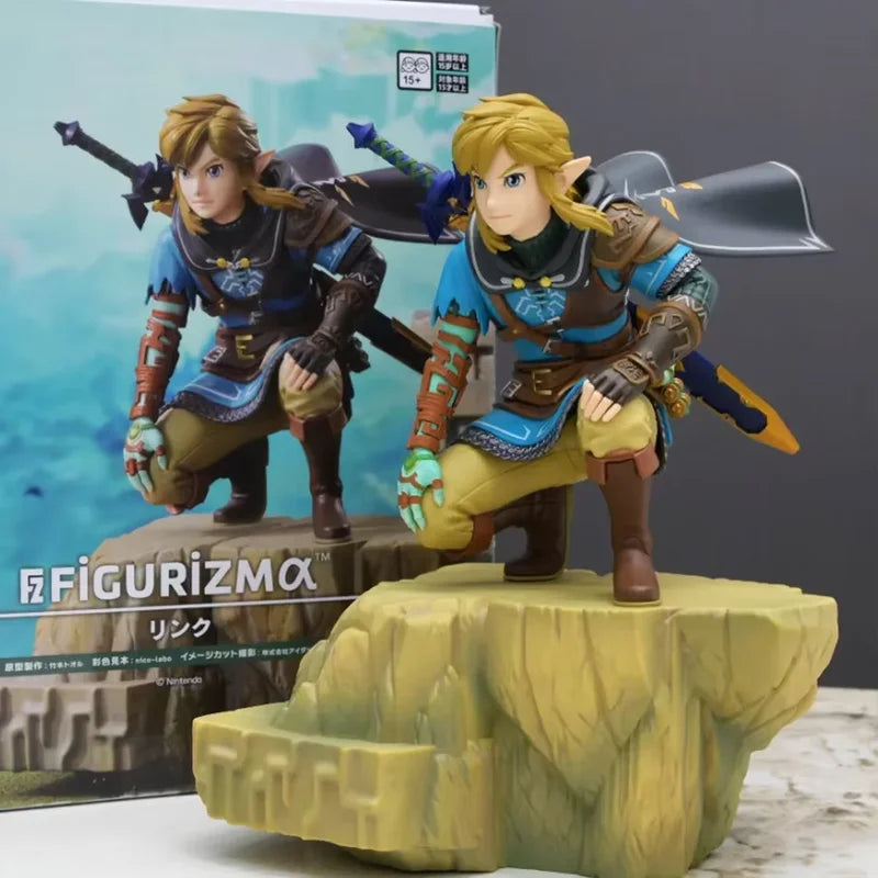 Anime Link Action Figure with Treasure Box - 12cm PVC Collectible Toy