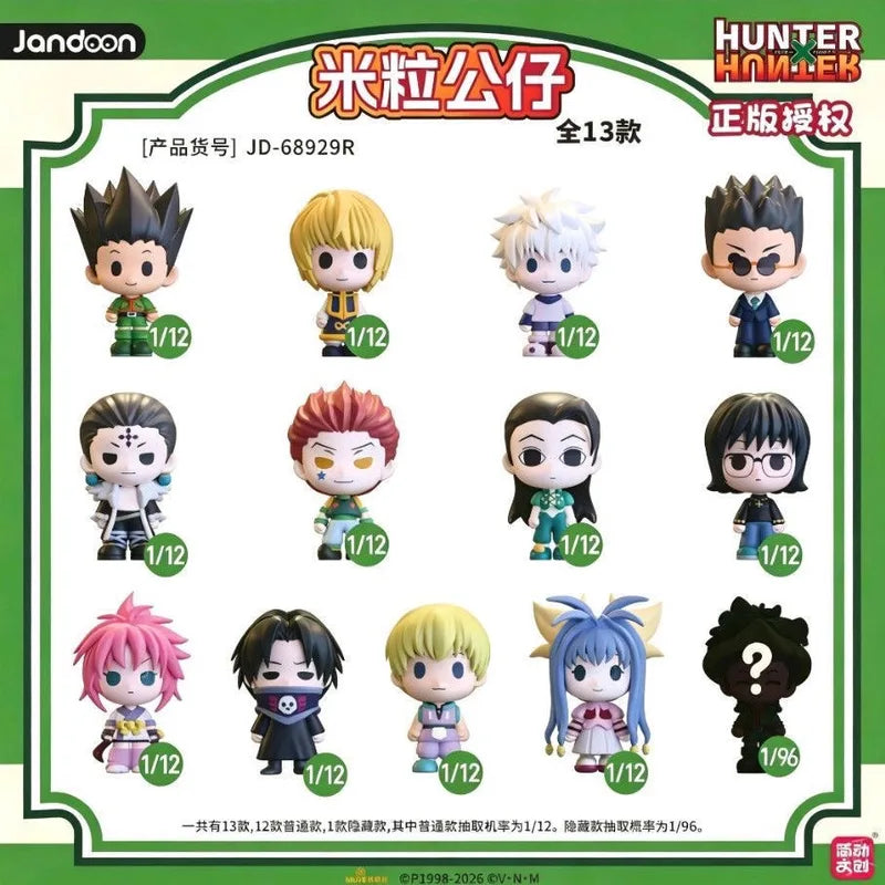 Hunter x Hunter Rice Grain Mini Figure Blind Box Desktop Ornament Collectible Toy