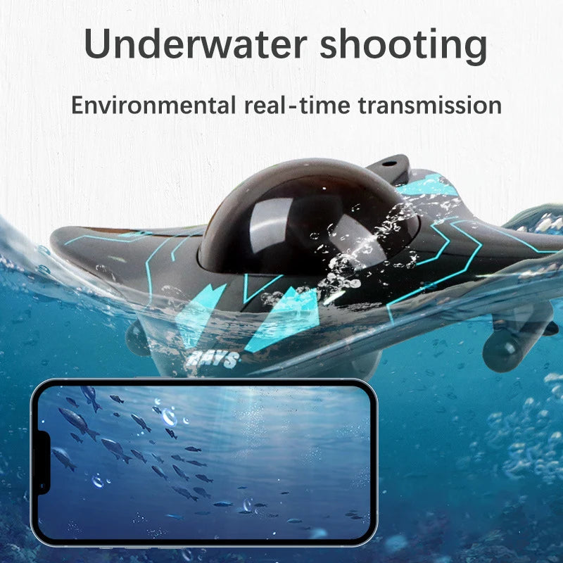 Remote Control Underwater Camera Boat with Wifi FPV for Kids and Boys