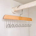 Multi-Functional Hook Hanger for Belts Ties Scarves & Accessories - Space Saving Wardrobe Organizer