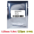 Loose Moissanite Stones 0.7-5mm 1.0ct Round Cut Jewelry DIY Settings Wholesale
