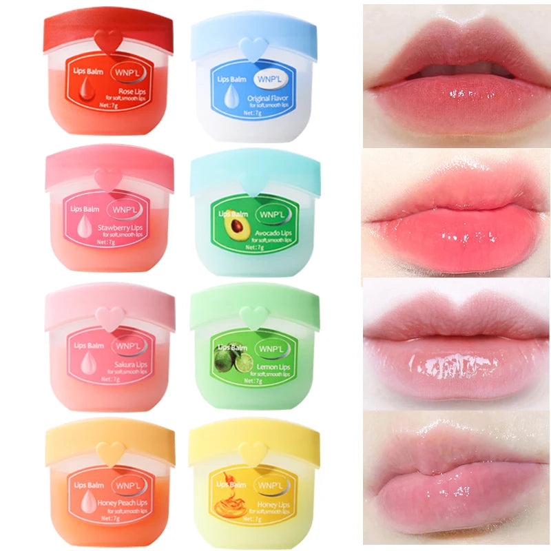 Fruit Flavor Lip Gloss Gift Set - Moisturizing Lipstick & Colorless Lipstick for Party & Daily Use