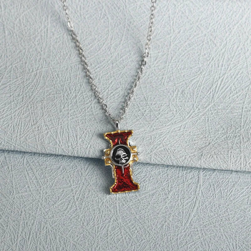 Warhammer 40K Pendant Necklace - Punk Hip-Hop Jewelry Chain Accessory