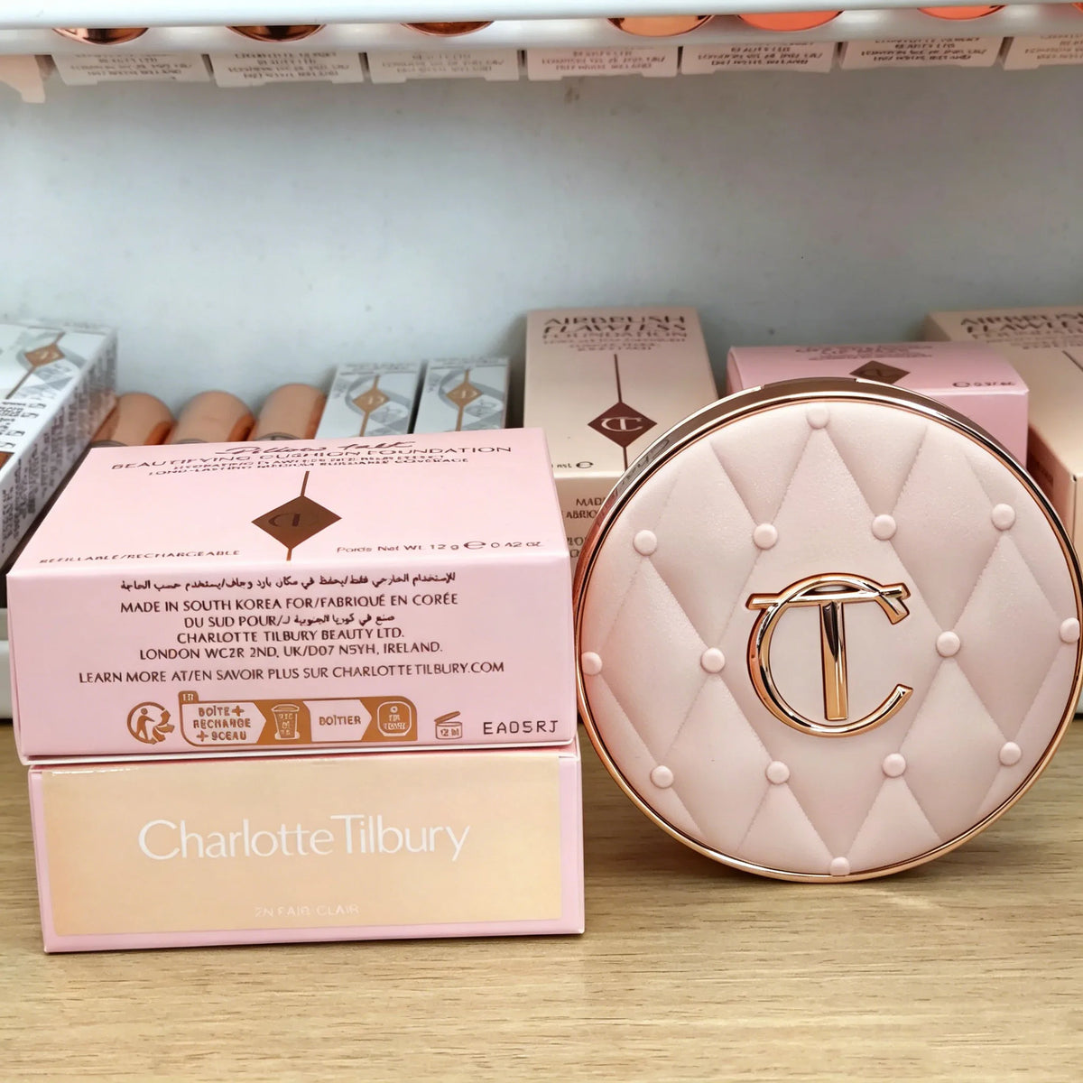 Portable SoftLight Oil Control Liquid Foundation with Micro Light Powder Air Cushion - Natural Makeup