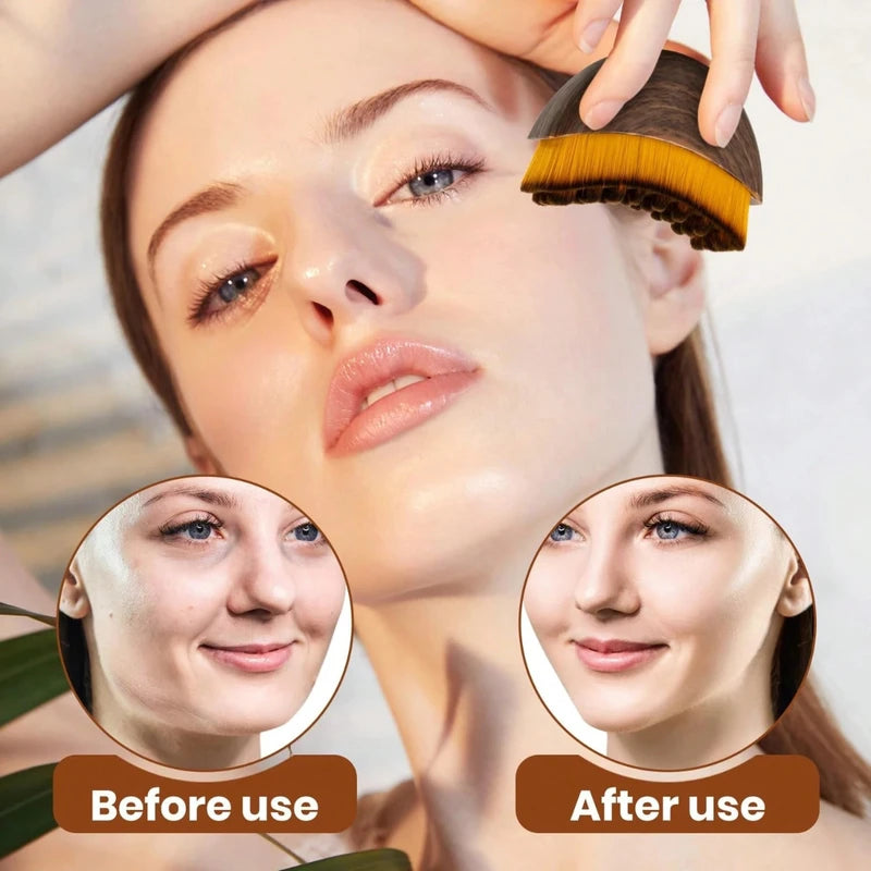 Lymphatic Face Contour Brush for Jawline & Chin Sculpting, Drainage Massager