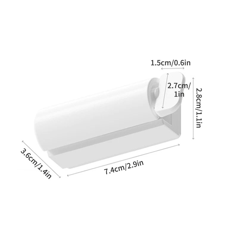 Household Wall-Mount Magnetic Toothpaste Squeezer for Facial Cleanser & Hand Cream