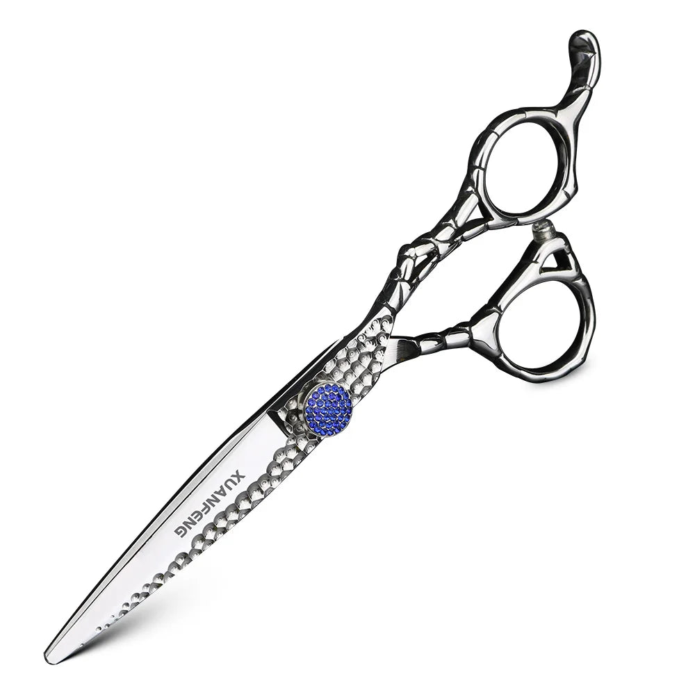 6 Inch Hair Cutting and Thinning Scissors - Professional Japanese 440C Steel Barber Shears