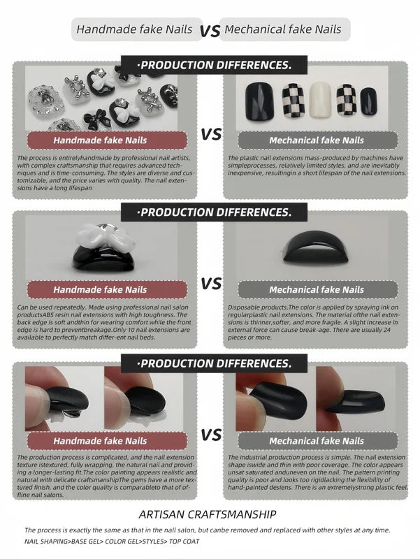 10 Pieces Almond-Shaped Full Cover Nail Tips for Girls and Special Occasions