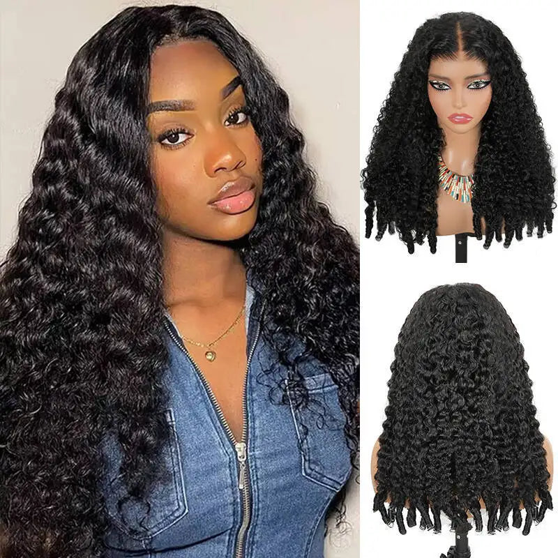 Lace Front Wig 13x6 Burmese Curly Human Hair 200% Density Pre Plucked