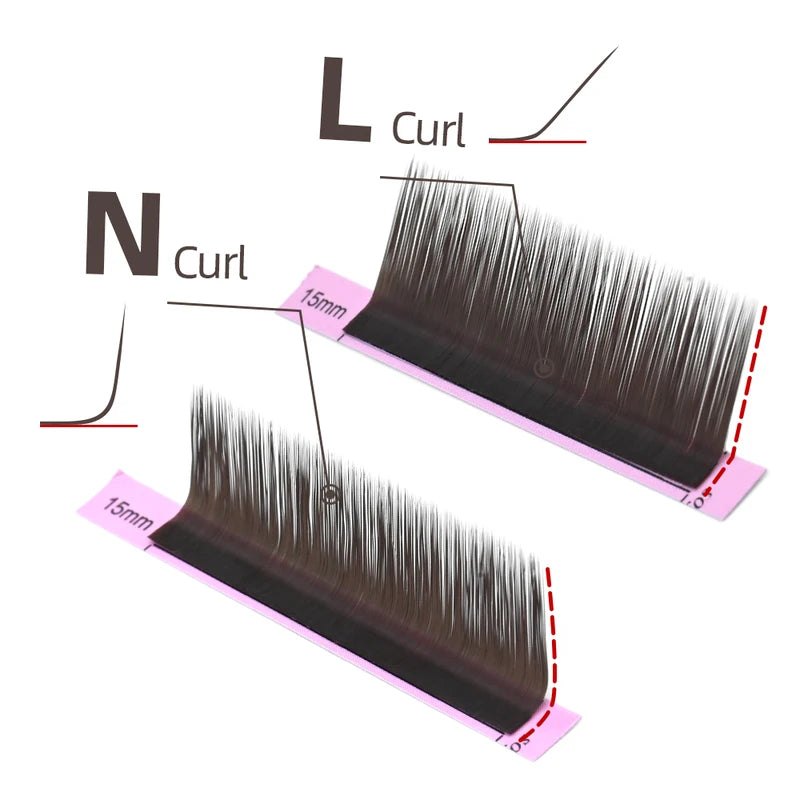 Premium Mink Eyelash Extensions - Natural, Soft, High-Quality Fake Lashes