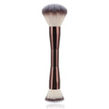 Triple-Head Makeup Brush Set with Soft Bristles - Foundation, Blush & BB Cream Tools