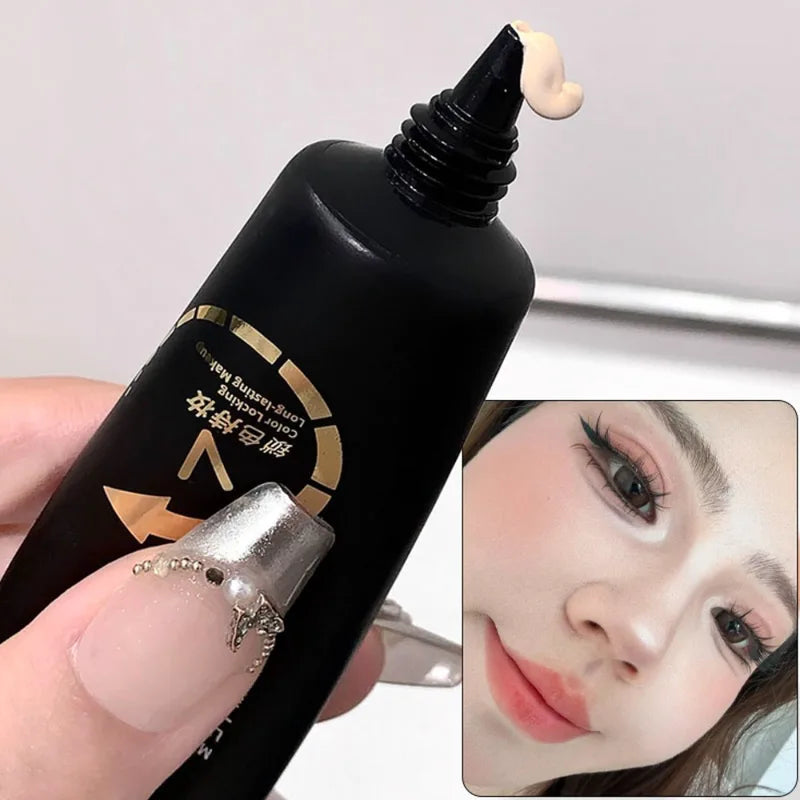White Liquid Foundation for Halloween Cosplay Waterproof Full Coverage Face Paint