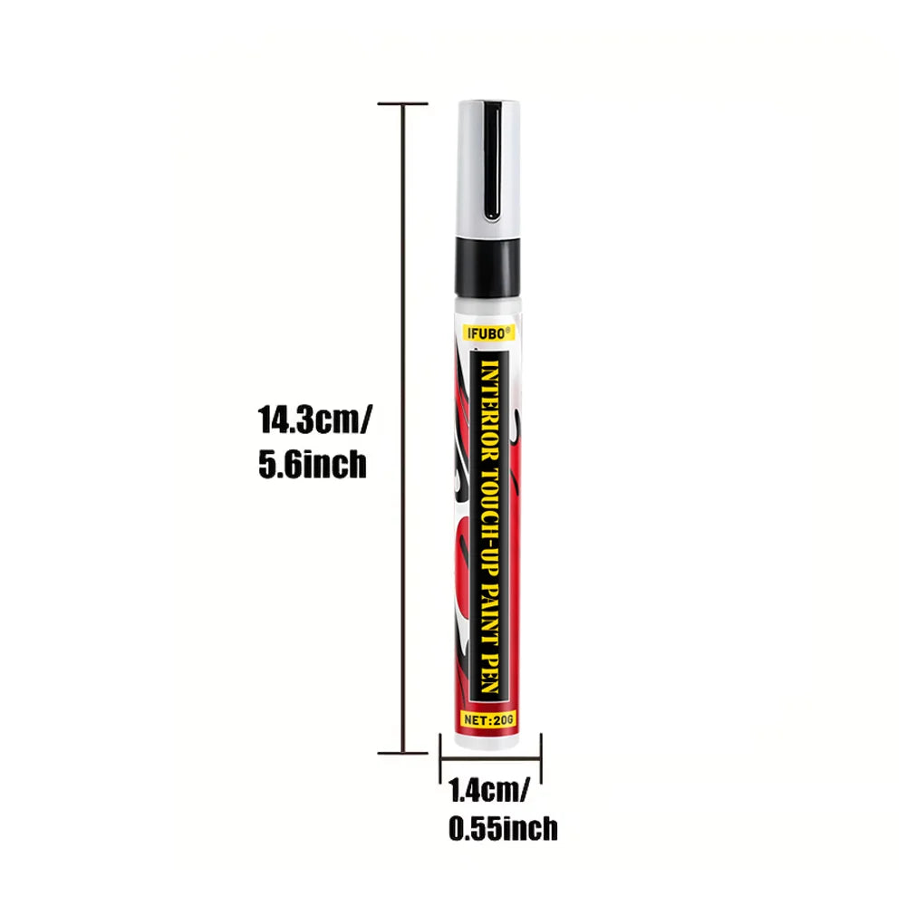 20G Black Car Touch Up Paint Pen - Scratch Remover for Car Body, Interior, Wheels