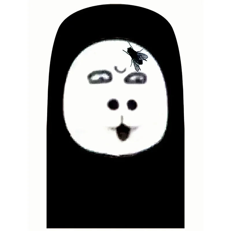 3D Funny Pattern Mesh Face Mask with UV Protection - Party & Halloween Cosplay Prop