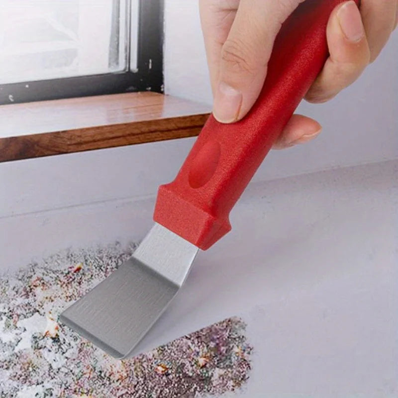 Kitchen Cleaning Brush Set with Gas Stove Scraper and Wire Brushes - Oil & Dirt Removal