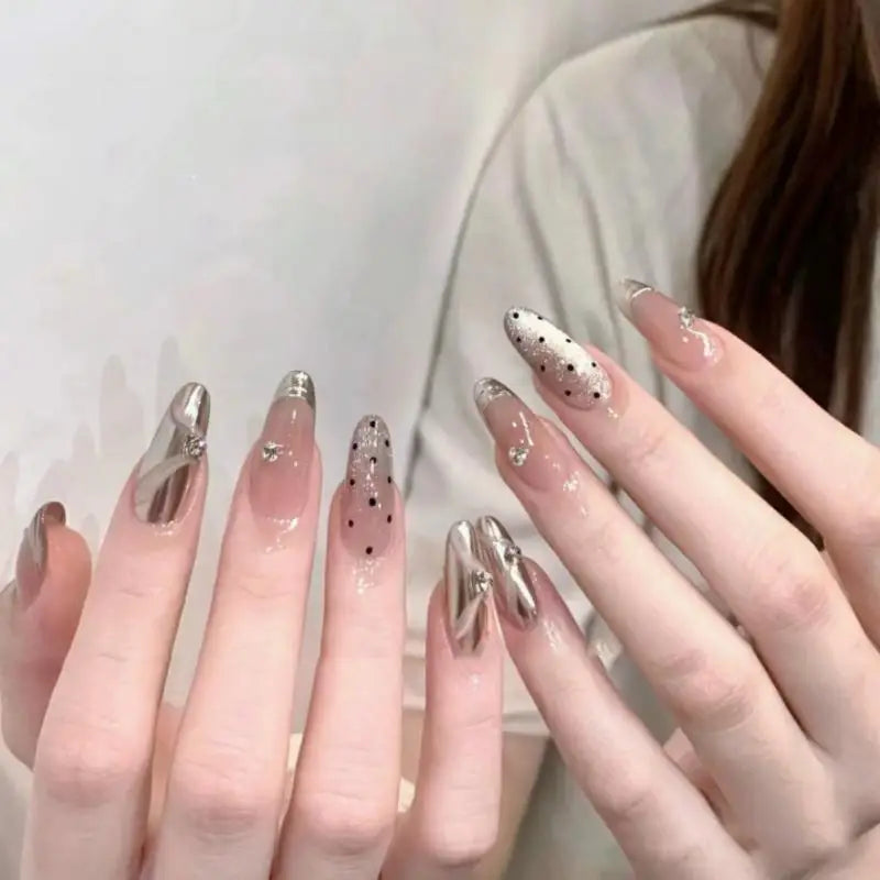Nail Stamping Plates Set with Various Patterns for Nail Art Transfer - Stainless Steel Manicure Template