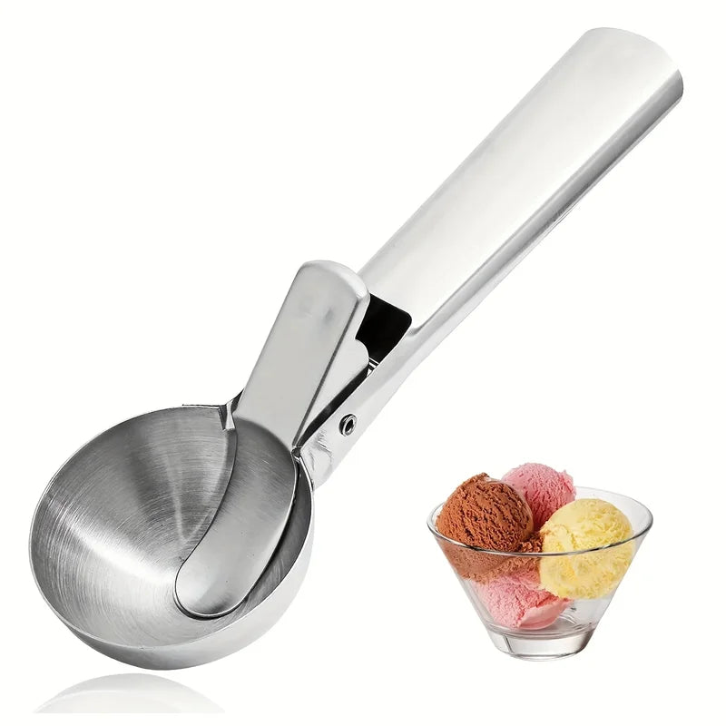 Multifunctional Stainless Steel Ice Cream & Fruit Scoops - Household Kitchen Tool