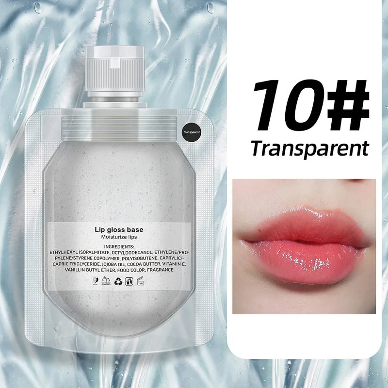 Vegan Lip Gloss Base - Wholesale Cosmetic Pigment in 50ml, 100ml, 200ml, 300ml, 420ml Sizes