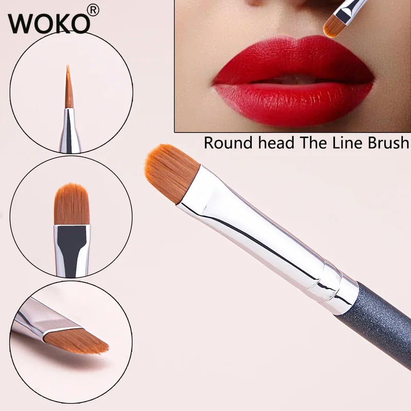 Ultra-Thin Lip & Eyebrow Concealer Brush - Precise Detailing Makeup Tool