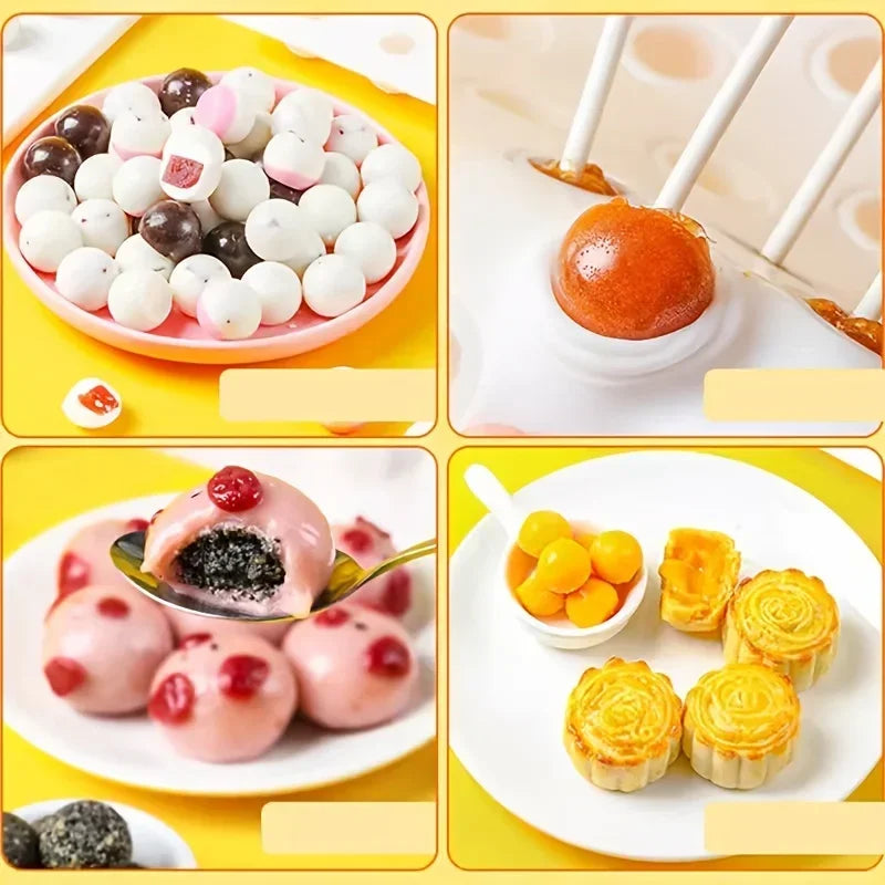 Silicone Egg Custard Mold for Desserts and Baking - Food Grade Flexible Cake and Mousse Mold