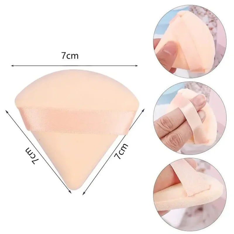 100Pcs Makeup Powder Puffs Set for Loose & Liquid Foundation Soft Plush Cosmetic Sponges