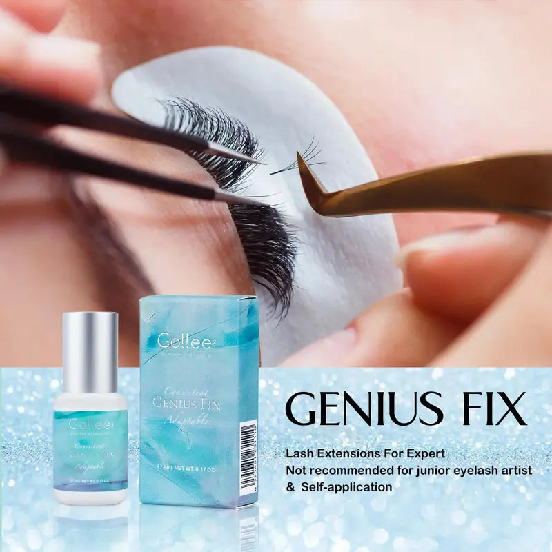 Professional Eyelash Extension Glue - Fast Dry, Waterproof, Latex-Free, 5ml
