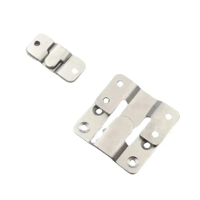 10pcs Stainless Steel Picture Frame Hanging Buckles Wall Mounting Clips