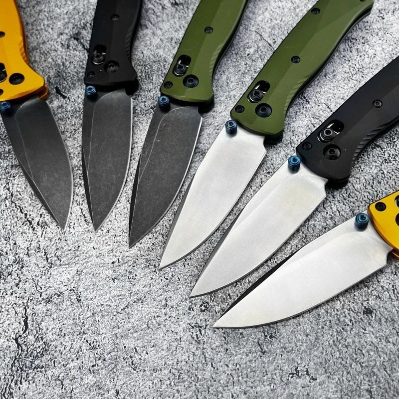 Mini Folding Knife with D2 Blade and Aluminum Handle - Multi-Color Outdoor Camping and Home Use