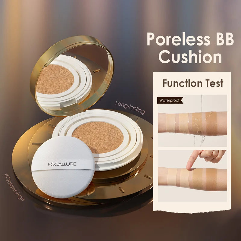 Waterproof Matte Foundation with Poreless Coverage - Full Face Makeup Cream