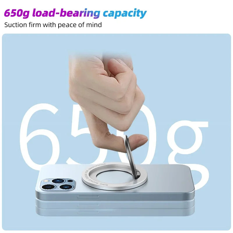 Magnetic Phone Holder Stand for Magsafe - Finger Ring Socket Bracket for iPhone