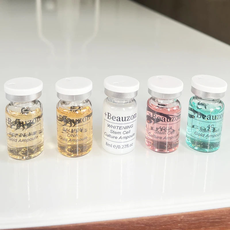DIY Salmon DNA BB Cream Serum Set with Hyaluronic Acid & Peptides for Face Care