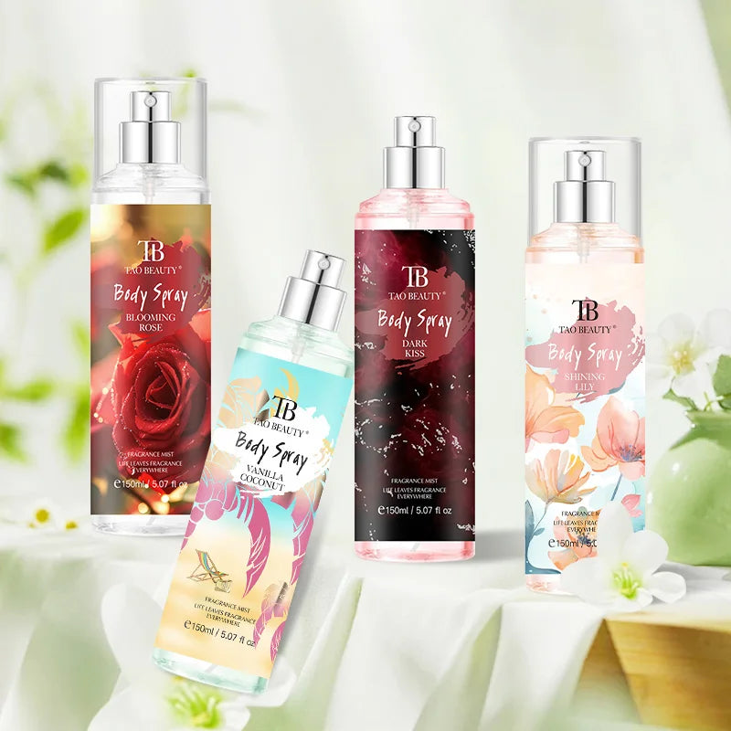 Long-Lasting Floral Fruity Body Spray Alcohol-Free - Multiple Colors