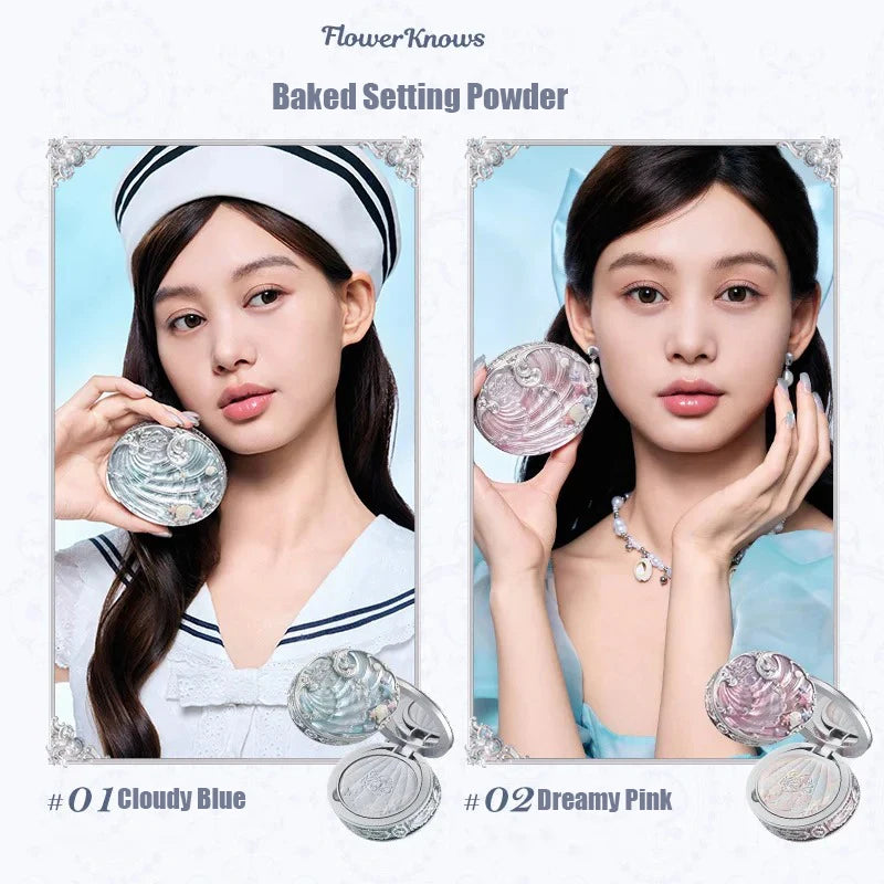 Flower Knows Shells Pearl Eyeshadow & Lip Makeup Kit - Full Professional Gift Set