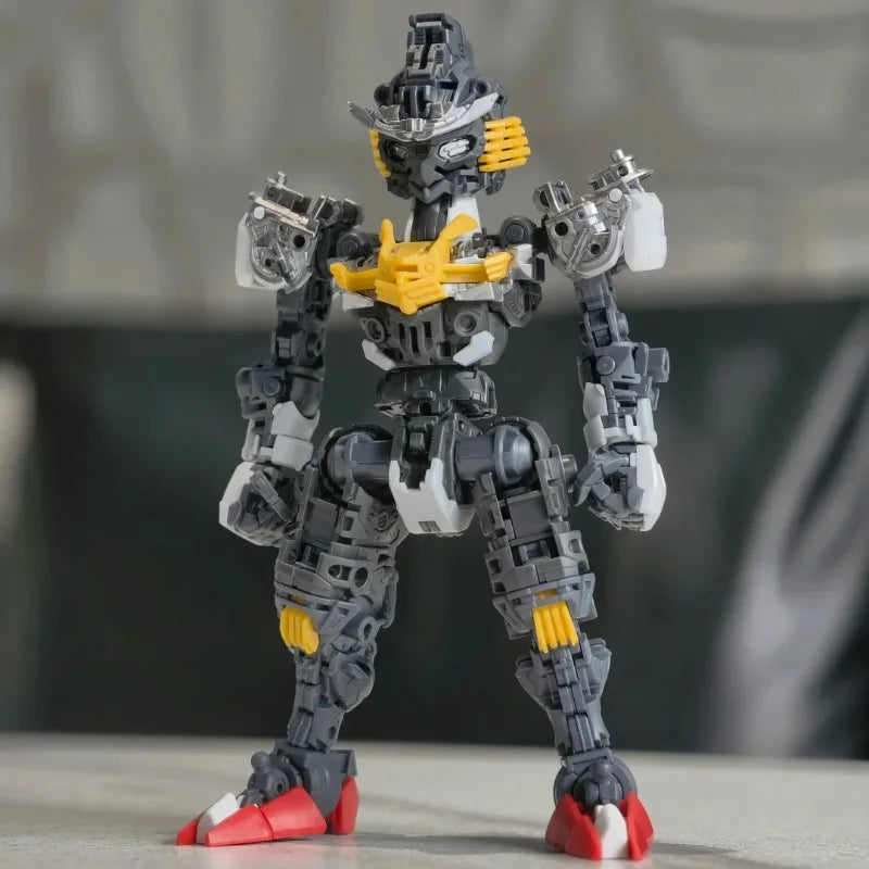 High Detail Action Figure Mecha Warrior Model Kit - Detachable Parts Collectible Toy
