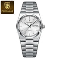 Elegant Waterproof Luminous Date Week Women's Quartz Wristwatch