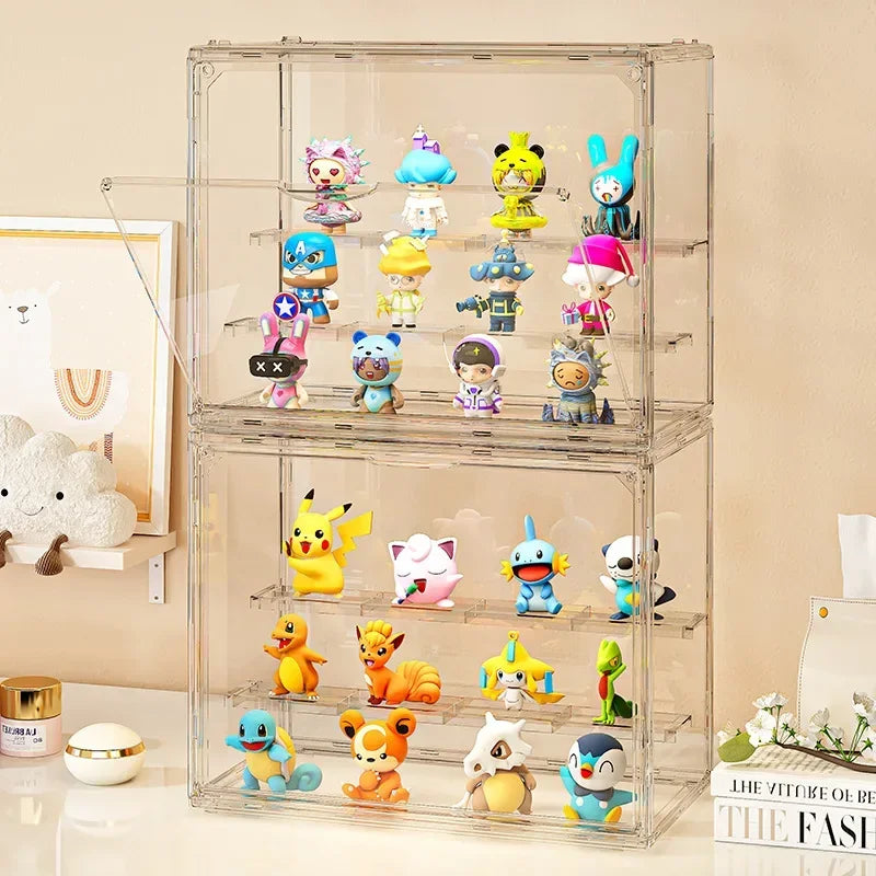 Acrylic Display Ladder Rack for Jewelry & Collectibles - Transparent