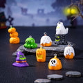 Halloween Pumpkin Ghost Spider Resin Pendants Set for DIY Jewelry & Decorations – Multi-Color Variants
