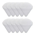 Triangle Velvet Powder Puff Set - Mini Face Makeup Sponges, Washable, Lightweight