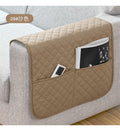 Water-Resistant Sofa Armrest Cover with Pocket - Protects & Keeps Clean