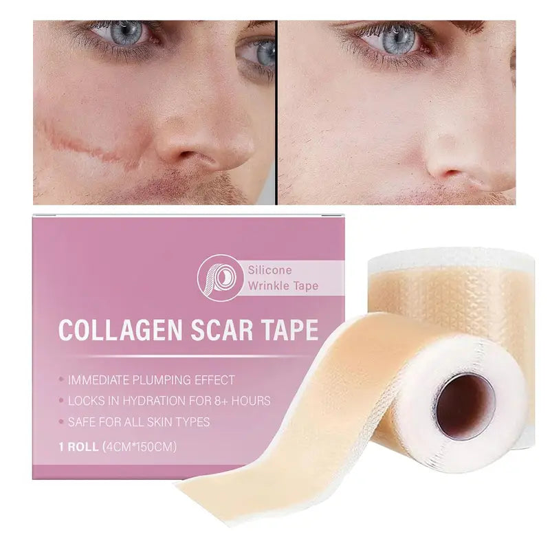 Self-Adhesive Scar Tape Waterproof Silicone Skin Cover Roll for Scar Recovery