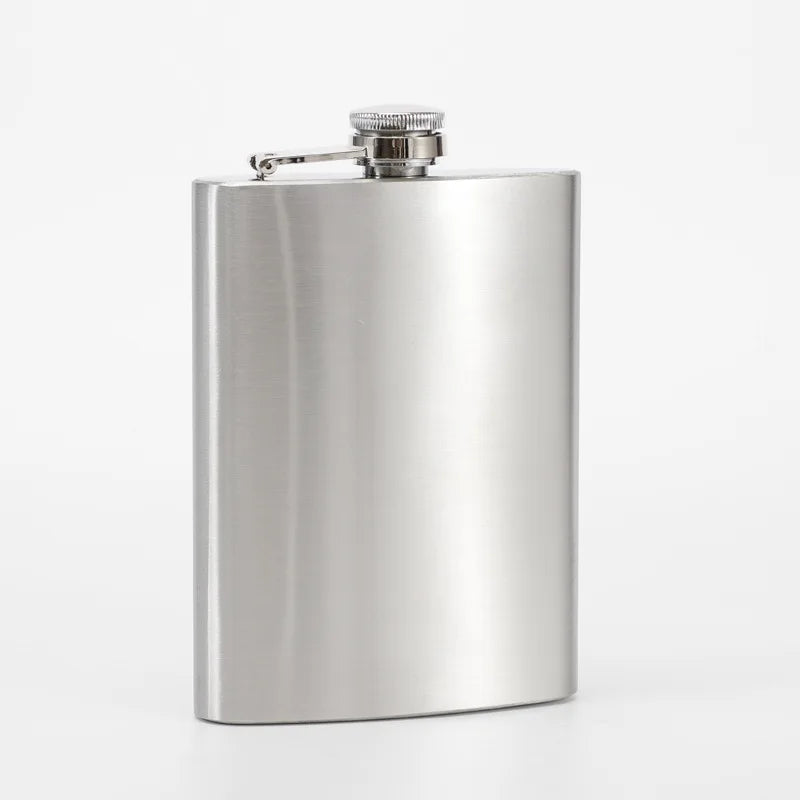 Portable Stainless Steel Hip Flask 5-18oz for Liquor Wine & Spirits - Outdoor Bar