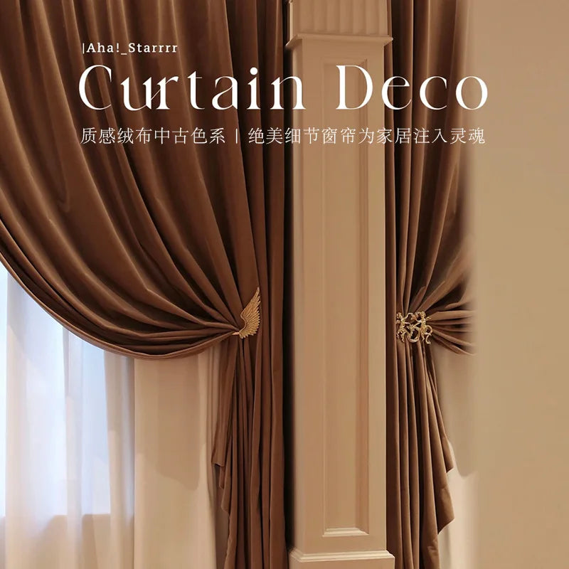 Australian Cashmere Velvet Curtains - Custom High-End Textured Drapes