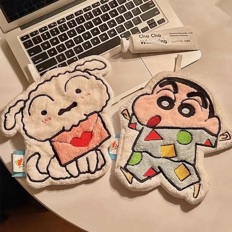 Crayon Shin-chan Cartoon Hand Towel - Super Absorbent Bathroom & Kitchen Towel