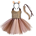 Children's Halloween Animal Cosplay Costume Set for Forest Theme Play