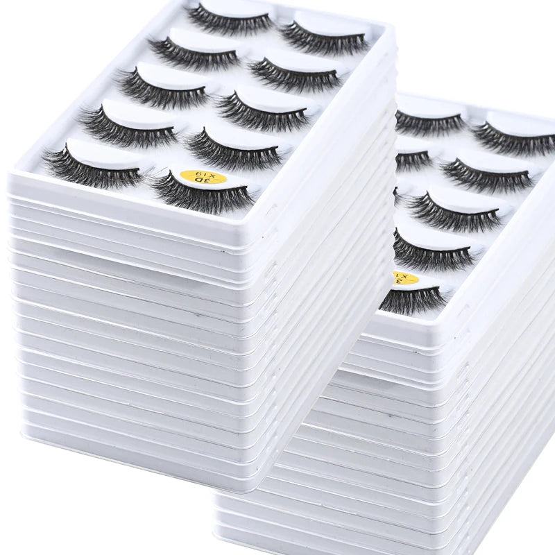 False Eyelashes 28 Styles Assorted Mink Lashes for Makeup & Beauty